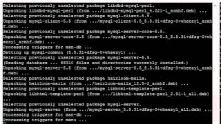 Install MySQL on Raspberry Pi