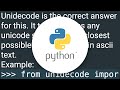 What is the best way to remove accents (normalize) in a Python unicode string?