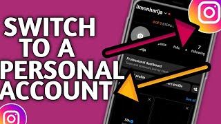 How To Switch Back To A Personal Account In Instagram New Update (2024)