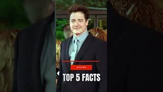 Top 5 Iconic Facts about Brendan Fraser!!! #shorts