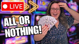 🔴RISKING IT ALL on Las Vegas Slots for a LIFE CHANGING Jackpot!