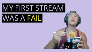 My First Twitch Stream ! | Mukbang Highlights