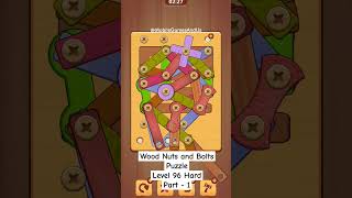 Wood Nuts and Bolts Puzzle Level 96 Hard Part - 1 #halloween #games #woodnutsandbolts