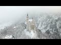 european winter 2018 by drone 4k neuschwanstein castle