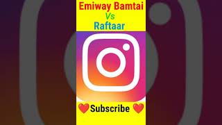 Emiway Bantai Vs Raftaar Controversy Solved 🙏😢👌 Raftaar and Emiway Becomes Friends #shorts