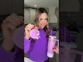 pack my daughter’s stanley with me 💜 i linked all products to this video for anyone interested 💅🏻