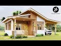 Simple Farmhouse Design Idea with 2 Bedrooms | Modern Bahay Kubo | 10.50x 9 Meters