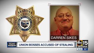 Arizona union bosses accused of stealing money from prison officers