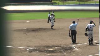 【高校野球】第97回全国高等学校野球選手権高知大会＜準決勝＞2015.07.28　明徳義塾－高知西　6回裏