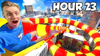 Surviving 24 Hours in a Theme Park!!