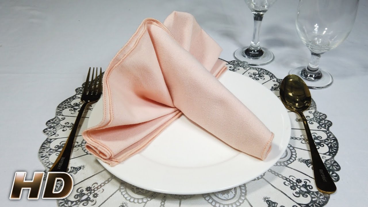 How To Make Elepant Table Napkin Folding Hd Youtube