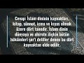 İslam dininin kaynakları nelerdir