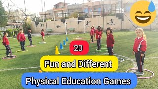 20 Fun physical education games | PE GAMES | physed games
