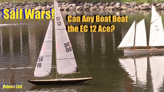 Sail Wars! Almost Any Boat Challenge Race 3, Video #244, RC Sailboat Racing