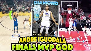 DIAMOND FINALS MVP ANDRE IGUODALA IS A DUNKING GLITCH!!! BEST DEFENDER IN THE GAME!?!?!! NBA 2K18