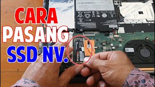 CARA PASANG SSD PADA LAPTOP LENOVO IDEAPAD