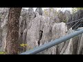 walking in the stone forest yunnan privince china. 4k 行走在云南石林中