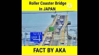 ये है दुनिया का सबसे खतरनाक ब्रिज | Roller Coaster Bridge In Japan | 🌉Eshima Ohashi Bridge |#shorts