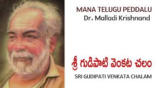 TELUGU PEDDALU BY DR MALLADI KRISHNANAND, 108 SRI GUDIPATI VENKATA CHALAM, శ్రీ గుడిపాటి వెంకట చలం