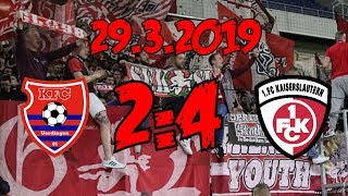KFC Uerdingen 05 2:4 1. FC Kaiserslautern – 29.3.2019 – Was ein Sieg!!!