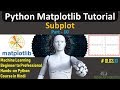 Matplotlib Subplot | Matplotlib Tutorial in Hindi Part-10 | Machine Learning Tutorial #01.03.10