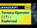 JavaScript Ternary Operator Explained | Conditional ( ? : ) Operator Tutorial