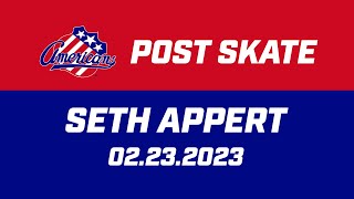 Seth Appert Post Skate | 02.23.23