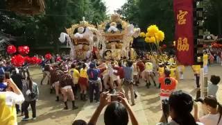 2016年正八幡神社秋季例祭　宵宮　御立S溝口