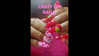 Crazy diy nails#nails #Crazy