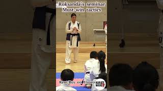 Controlling #Maai (#spacing)  #Roksanda's seminar  #間合いのコントロール  #ロクサンダ セミナー #short #karate