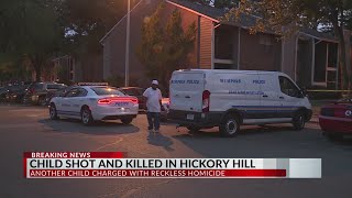 Child shot and killed in Hickory Hill; another child facing homicide charge