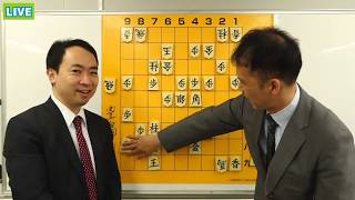 畠山鎮七段の攻める解説　2日目夕方の局面【第77期将棋名人戦七番勝負・第3局】