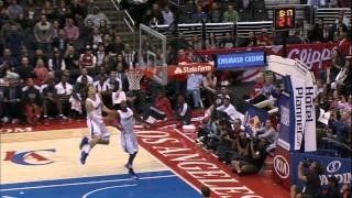 Jamal Crawford's AMAZING alley-oop to Blake Griffin!