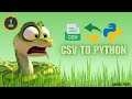 How to Read CSV File in Python using Pandas in One Minute.