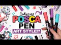 TWEAKING MY STYLE TO WORK WITH POSCA PENS!? | Scrawlrbox Unboxing