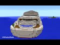 Minecraft PRO vs GOD vs HACKER MODERN SHIP HOUSE - YACHT BUILD CHALLENGE in Minecraft  Animation