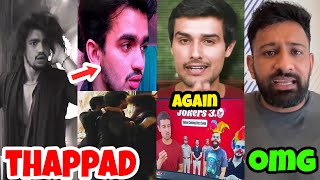 WTF! This influencer got slapped , Rajat Dalal, Dhruv rathee Vs Elvish Yadav \u0026 Flying Beast, Saurav