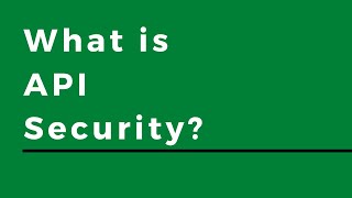 What is API Security? | API Security #cybersecurity #cyberthreats