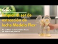 ¿Cómo limpiar el set de extracción de leche Medela Flex?