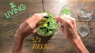 Z Living's #SmoothieSaturday - Avocado Kiwi Green Smoothie