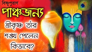 শ্রীকৃষ্ণ পাঞ্চজন্য শঙ্খ কোথায় পেলেন | Krishna Panchajanya Shankh | Shree Krishna Shankh