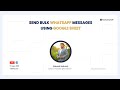 Send Bulk WhatsApp Messages using Google Sheet