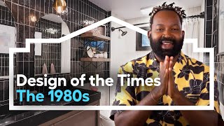 Bathroom Remodel Goes Black and White for an 80’s Look / Design of the Times: Episode 3
