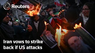 Confronting protests, Iran vows to strike back if US attacks | REUTERS