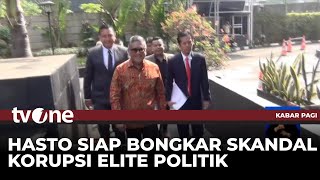 Jadi Tersangka KPK, Hasto Melawan | Kabar Pagi tvOne