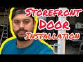 How To Install A Commercial Aluminum Storefront Glass Door | Entrance-Lite