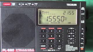 WJHR Milton Florida 15550 Khz USB Shortwave Tecsun PL 680