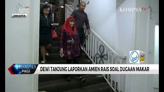 Dewi Tanjung Laporkan Amien Rais Soal Dugaan Makar