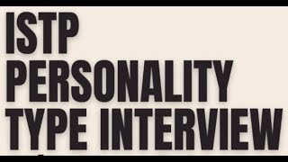 ISTP Personality Type Interview (with Klaus Schepers) | PersonalityHacker.com