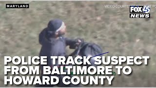 Police track suspect from Baltimore into Howard County before stolen vehicle, drug arrest